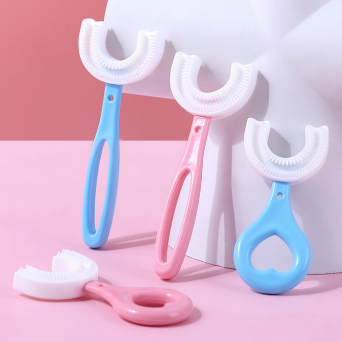 U-shaped baby toothbrush