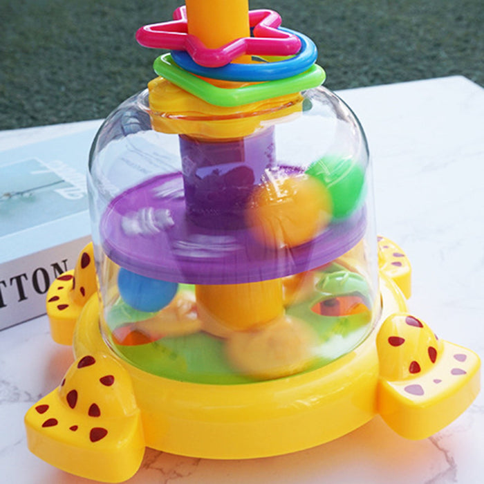 Animal Spin & Pop Ball Toy