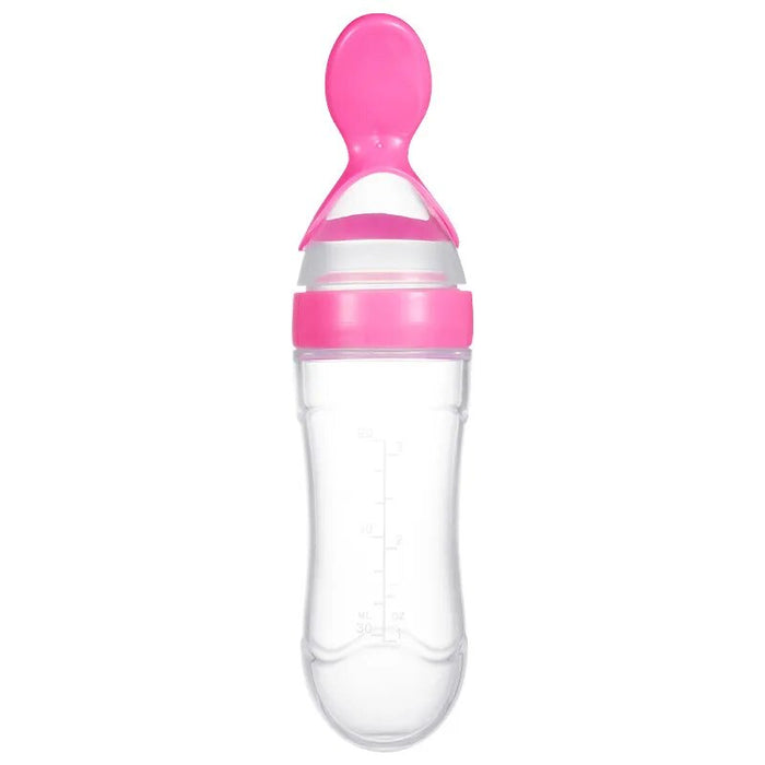 Safe silicone baby bottle
